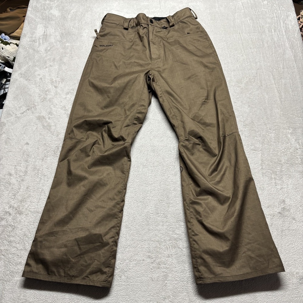 Volcom Snowboarding Pantsโ True To This Ergo Men's M Brown Waterproof